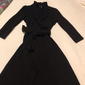 Banana Republic Black Wrap Dress - Size XS